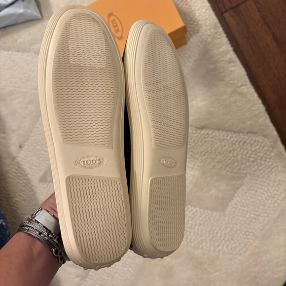 Tod's Dark Brown Leather Loafers - Picture 3 of 4